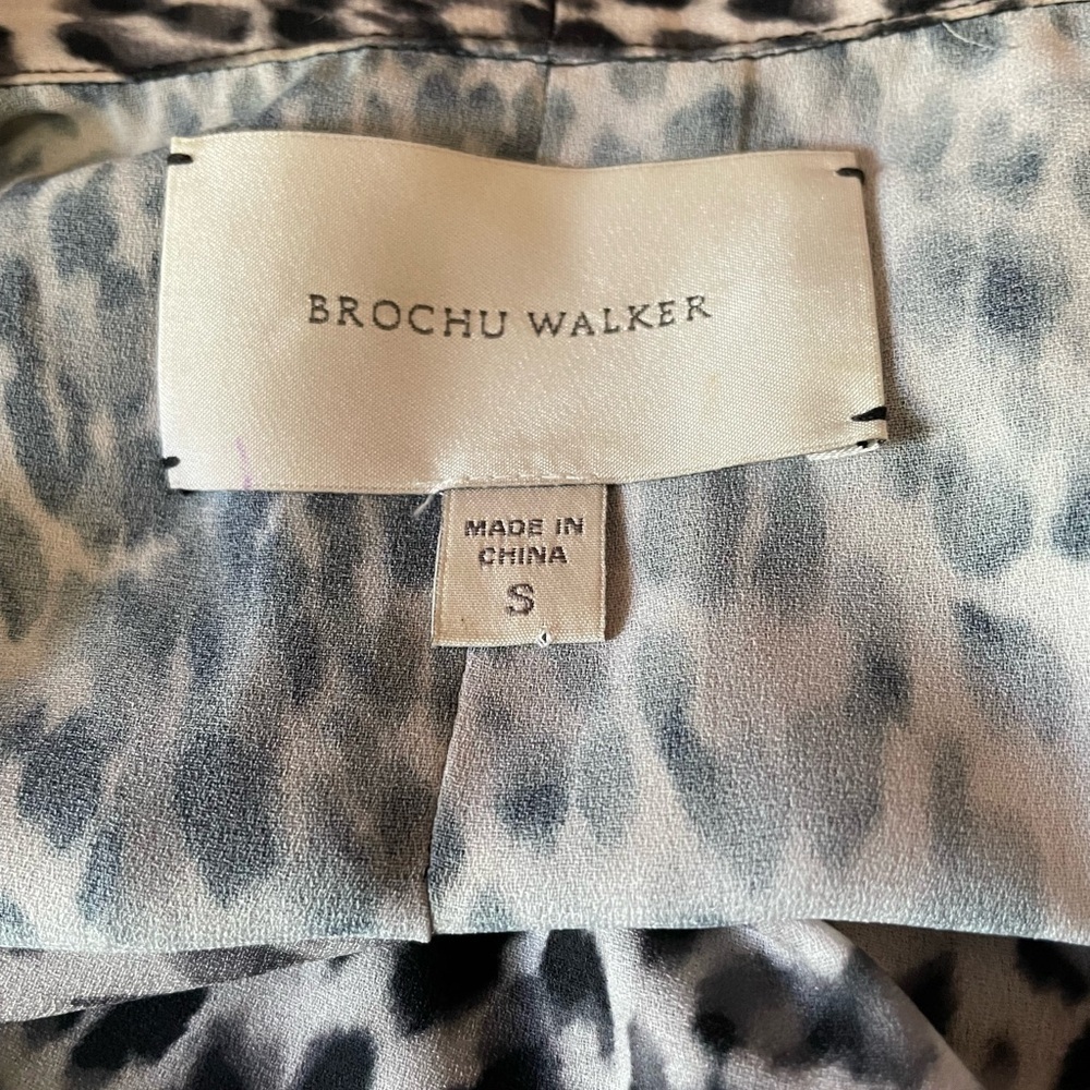 Brochu Walker snow leopard print top - Picture 3 of 5
